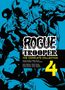 "ROGUE TROOPER - THE COMPLETE COLLECTION 4". Illustration: Blauer Soldat mit Helm und Waffe, kontrastreicher Stil., Buch
