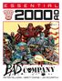 "ESSENTIAL 2000 AD", "BAD COMPANY" - Illustration mit Soldaten, Robotern und futuristischen Waffen in actionreicher Szene., Buch
