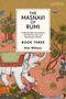 Text: "THE MASNAVI OF RUMI BOOK THREE Alan Williams". Illustration: Ein Elefant, der über liegende Menschen tritt, Bäume im Hintergrund.