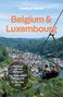 "Belgium & Luxembourg", "Medieval marvels explained", "The Ypres Salient driving tour", "EU Quarter guide". Sitzlift über Dorf., Buch