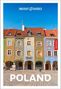Text: "INSIGHT GUIDES" oben, "POLAND" unten, "FREE EBOOK" seitlich. Bunte Gebäude mit Arkaden und verzierten Fassaden., Buch