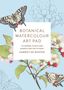 Text: "Botanical Watercolour Art Pad: 15 Flowers, Plants and Animals for You to Paint, Harriet de Winton." Illustration mit Schmetterlingen und Blüten., Buch