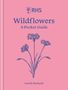 "Wildflowers: A Pocket Guide" von Gareth Richards. Oben ein RHS-Logo. Illustration: Skizze von Wildblumen auf rosa Hintergrund., Buch