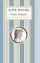 "LOVE POEMS Dante Alighieri. Translated by Anthony Mortimer and J.G. Nichols." Hintergrund: blaue und goldene Streifen. Illustration: Porträt von Dante.