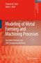 U. S. Dixit: Modeling of Metal Forming and Machining Processes, Buch