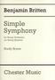 Benjamin Britten: Simple Symphony For String Orchestra - Study Score, Noten