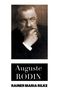 Auguste Rodin, Rainer Maria Rilke. Ein Mann mit Bart stützt sein Kinn auf die Hand., Buch