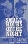Zwei Blautöne mit einem doppelten Porträt; Text: "SMALL HOURS OF THE NIGHT, SELECTED POEMS OF ROQUE DALTON, EDITED BY HARDIE ST. MARTIN".
