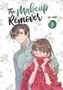 "The Makeup Remover", Lee Yeon, Band 3. Illustration von zwei Menschen; eine Person hält ein rotes Tuch. Hintergrund: Erdbeermuster., Buch