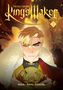 „TRIPLE CROWN. King’s Maker 1“. Illustration eines jungen Mannes mit blondem Haar und ernstem Ausdruck., Buch
