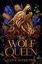 „LAUREN PALPHREYMAN“, „THE WOLF QUEEN“, „FINAL COVER COMING SOON“. Dunkler Hintergrund, eleganter goldener Text.