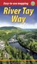 Text: "Easy-to-use mapping", "River Tay Way", "rain proof", "2nd edition". Landschaft mit Fluss und Brücke., Buch