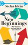 "Stefan Klein: New Beginnings. Why Change Is Hard and How We Can Achieve It." Bunte Pfeile in verschiedene Richtungen., Buch