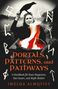 "Portals, Patterns, and Pathways" von Imelda Almqvist. Eine Frau mit Krähe und Flammen in einem Kessel vor bewaldetem Hintergrund., Buch
