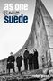 Text: "as one Remaking suede rodge glass." Eine Gruppe von fünf Männern steht vor einer großen Betonwand., Buch