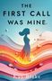 „THE FIRST CALL WAS MINE“ und „A Memoir“ mit einer Silhouette einer Frau über farbigen Wellen und Blumen., Buch