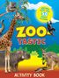 „INCLUDES MORE THAN 50 ANIMAL STICKERS“, „ZOOTASTIC“, „ACTIVITY BOOK“. Tiere wie Giraffe, Känguru, Koala.