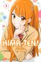 „1“, „HIMA-TEN!“, „Story and Art by Genki Ono“. Illustration: Mädchen mit langen, orangen Haaren in Schuluniform lächelt., Buch