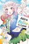 "Akira Failing in Love" steht groß auf einer Seite. Zwei Anime-Charaktere in Schuluniform und Briefumschläge sind zu sehen., Buch
