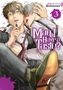 „May I Have a Taste?“ Zwei Männer in intensiver Umarmung; einer beißt den anderen. Manga-Stil, Band 3., Buch