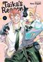 "Taika's Reason", Band 3. Zwei Figuren: Ein Mensch und ein anthropomorpher Hund, beide in Schuluniform, lachen., Buch