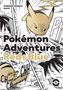 Text: "Pokémon Adventures Red & Blue". Ein Pikachu mit entschlossenem Gesichtsausdruck. Japanischer Manga-Stil., Buch