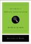 Howie Kahn: Becoming a Private Investigator, Buch