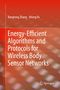 Rongrong Zhang: Energy-Efficient Algorithms and Protocols for Wireless Body Sensor Networks, Buch