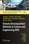 Domain Decomposition Methods in Science and Engineering XXVI, Buch