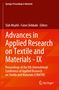 Advances in Applied Research on Textile and Materials - IX, Buch