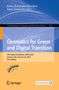 Geomatics for Green and Digital Transition, Buch