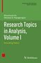 Nikolaos S. Papageorgiou: Research Topics in Analysis, Volume I, Buch