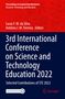 3rd International Conference on Science and Technology Education 2022, Buch