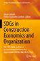 SDGs in Construction Economics and Organization, Buch