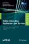 Mobile Computing, Applications, and Services, Buch