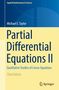 Michael E. Taylor: Partial Differential Equations II, Buch