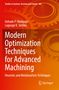 Lagouge K. Tartibu: Modern Optimization Techniques for Advanced Machining, Buch