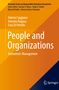 „People and Organizations: Humanistic Management“ von V. Caggiano, A. Ragusa, E. Di Petrillo. Orangener Hintergrund.