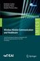 Wireless Mobile Communication and Healthcare, Buch