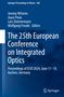 The 25th European Conference on Integrated Optics, Buch