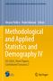 „Methodological and Applied Statistics and Demography IV“, Autoren: Alessio Pollice, Paolo Mariani. Gelbes und blaues Design., Buch
