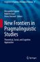 New Frontiers in Pragmalinguistic Studies, Buch