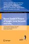 Recent Trends in Analysis of Images, Social Networks and Texts, Buch