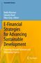„E-Financial Strategies for Advancing Sustainable Development“. Titel auf blau-gelbem Hintergrund mit Springer-Logo., Buch