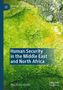 Titel: "Human Security in the Middle East and North Africa." Grüner, texturierter Hintergrund, Logo oben links., Buch