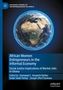 "African Women Entrepreneurs in the Informal Economy" vor Erde mit vernetzten Linien in Blau, links ein Logo., Buch