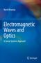 Titel: Electromagnetic Waves and Optics. Visual: Blaues, abstraktes Muster., Buch