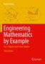 "Engineering Mathematics by Example", Kreisdiagramme mit Winkeln, Text und Gleichungen, gelb-roter Hintergrund, Springer-Logo.