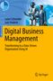 Titelseite mit Autoren: Swen Schneider, Lutz Anderie. Titel: Digital Business Management. Mensch und Roboter reichen sich die Hand., Buch