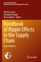 Titel: „Handbook of Ripple Effects in the Supply Chain, Second Edition“. Autoren: Dmitry Ivanov, Alexandre Dolgui, Boris Sokolov. Springer-Logo unten., Buch
